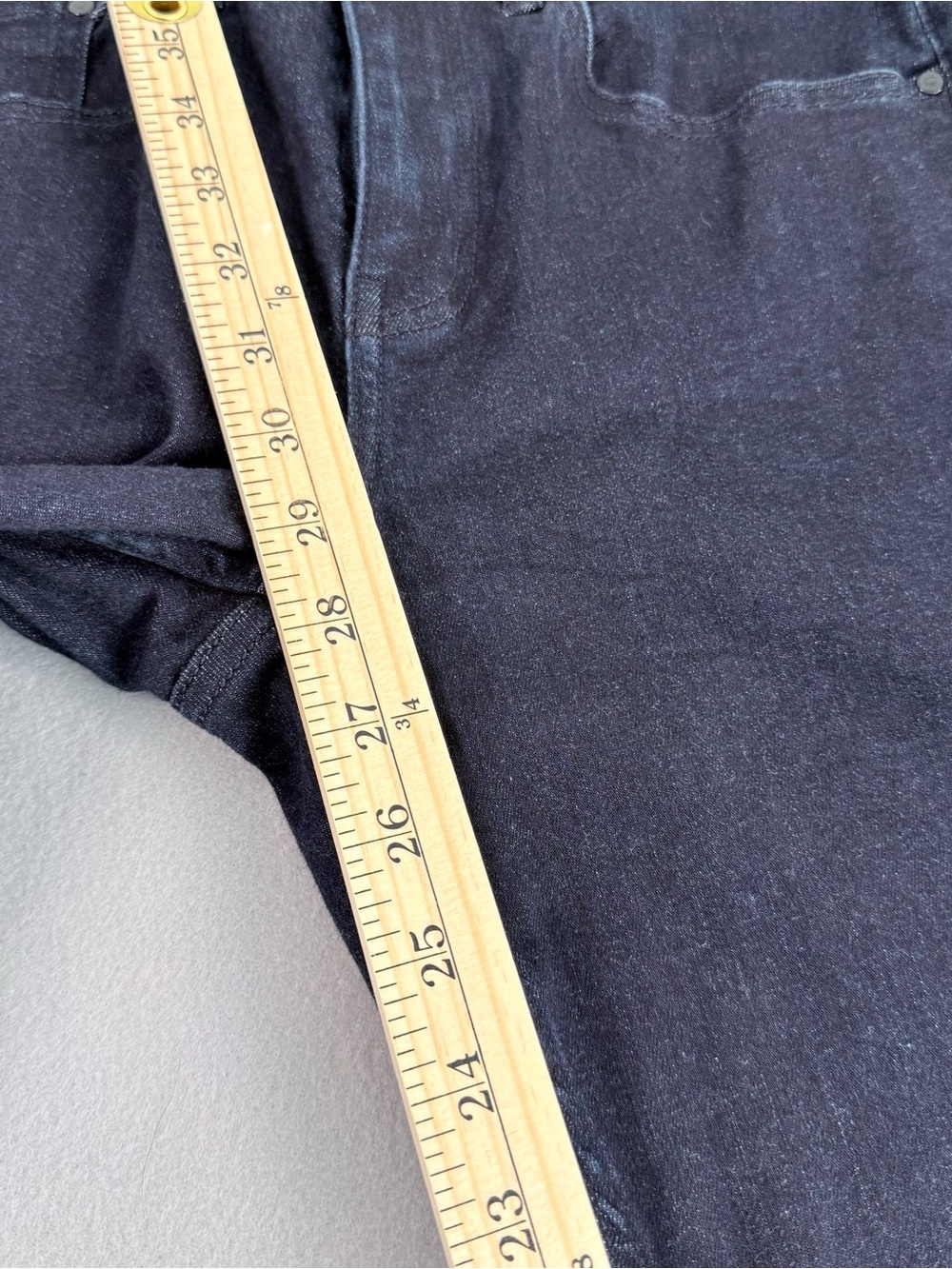 Kate Spade Dark Indigo Straight Leg Jeans - Picture 3 of 6